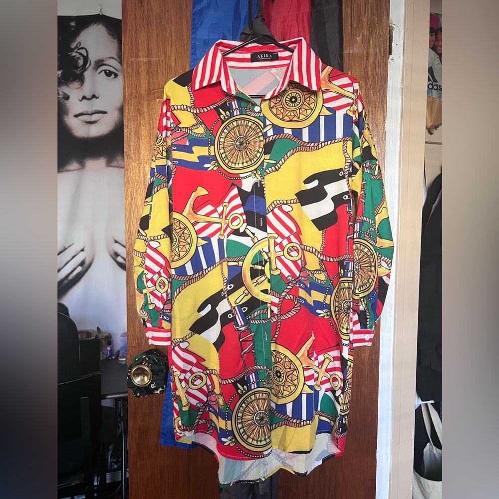Sea Things Shirt Dress